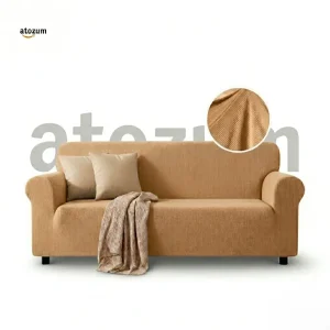 Brown HoneyComb Sofa Cover