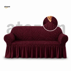 Deep Maroon Turkey Sofa Cover