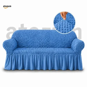 Light Blue Turkey Sofa Cover