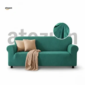 Mint Colour | Luxury Honeycomb Fabric Sofa Cover