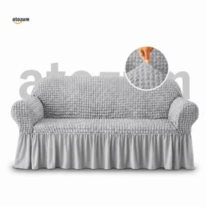 Silver Turkey Sofa Cover