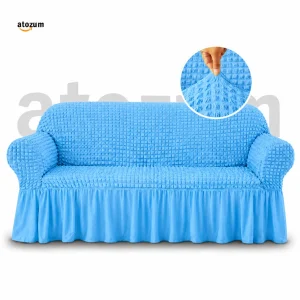 Sky Blue Turkey Sofa Cover