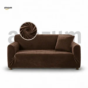 Velvet Coffee Sofa Cover
