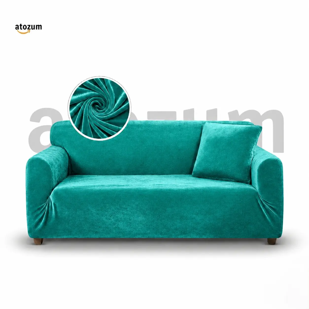 Velvet Mint Sofa Cover