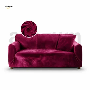Velvet Pink Sofa Cover