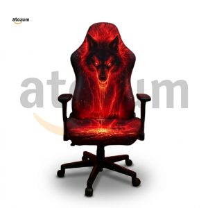 FIRE WOLF | Gaming Chair Cover