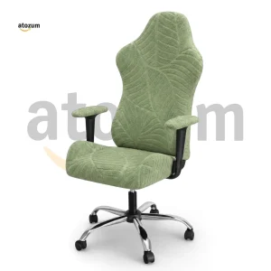 Premium Fujian Jacquard Gaming Chair Cover | Green Leaf | Custom Fit Gaming Chair Cover Bangladesh (Copy)