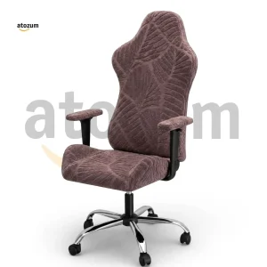 Premium Fujian Jacquard Gaming Chair Cover | Coffee Leaf | Custom Fit Gaming Chair Cover Bangladesh