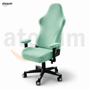 Velvet Gaming Chair Cover - Mint