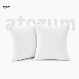 White- Velvet Cushion Cover | Soft Premium Sofa Cushion Cover Bangladesh