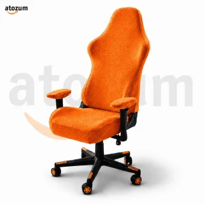 Velvet Gaming Chair Cover - Orange