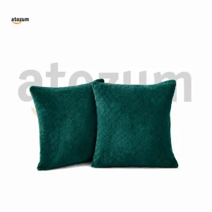Sea Green- Velvet Cushion Cover | Soft Premium Sofa Cushion Cover Bangladesh