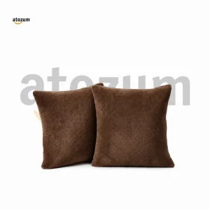 Coffee - Velvet Cushion Cover