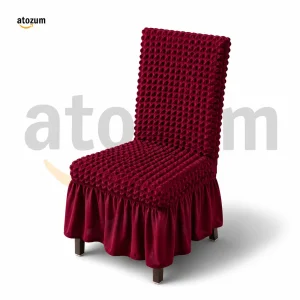 Maroon Colour | Luxury Turkey Spandex Chair Cover BD