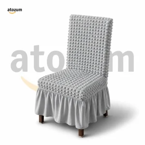 Silver Colour | Luxury Turkey Spandex Chair Cover BD