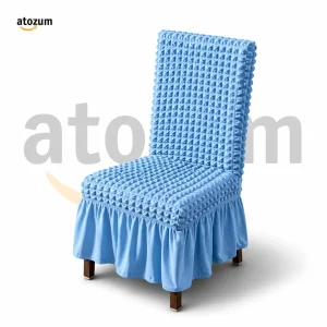 Sky Blue Colour  | Luxury Turkey Spandex Chair Cover BD