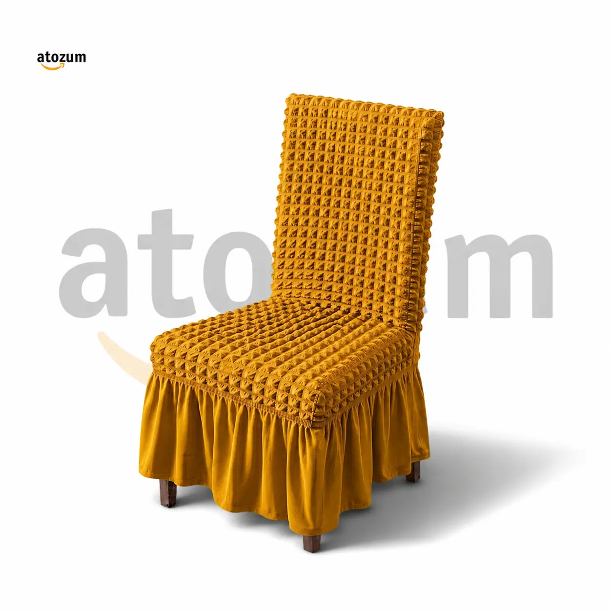 Yellow Colour  | Luxury Turkey Spandex Chair Cover BD