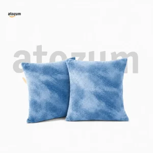 Sky Blue- Velvet Cushion Cover | Soft Premium Sofa Cushion Cover Bangladesh