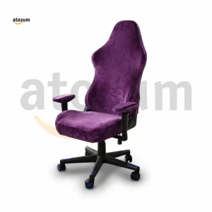 Velvet Gaming Chair Cover - Magenta