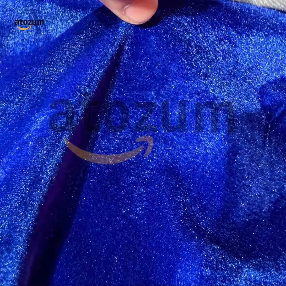 Royel Blue- Velvet Cushion Cover | Soft Premium Sofa Cushion Cover Bangladesh - Image 2