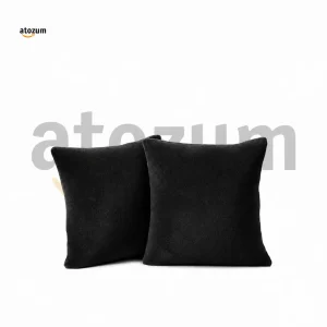 Black - Velvet Cushion Cover