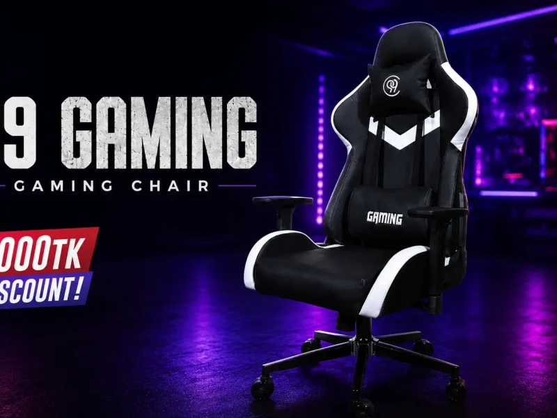 Premium Gaming Chair Launching Offer – Flat ৳4,000 OFF | Limited Time Deal