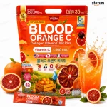 MIKEO Blood Orange C Collagen Vitamin C Mix Plus 1000mg 35 Sachets