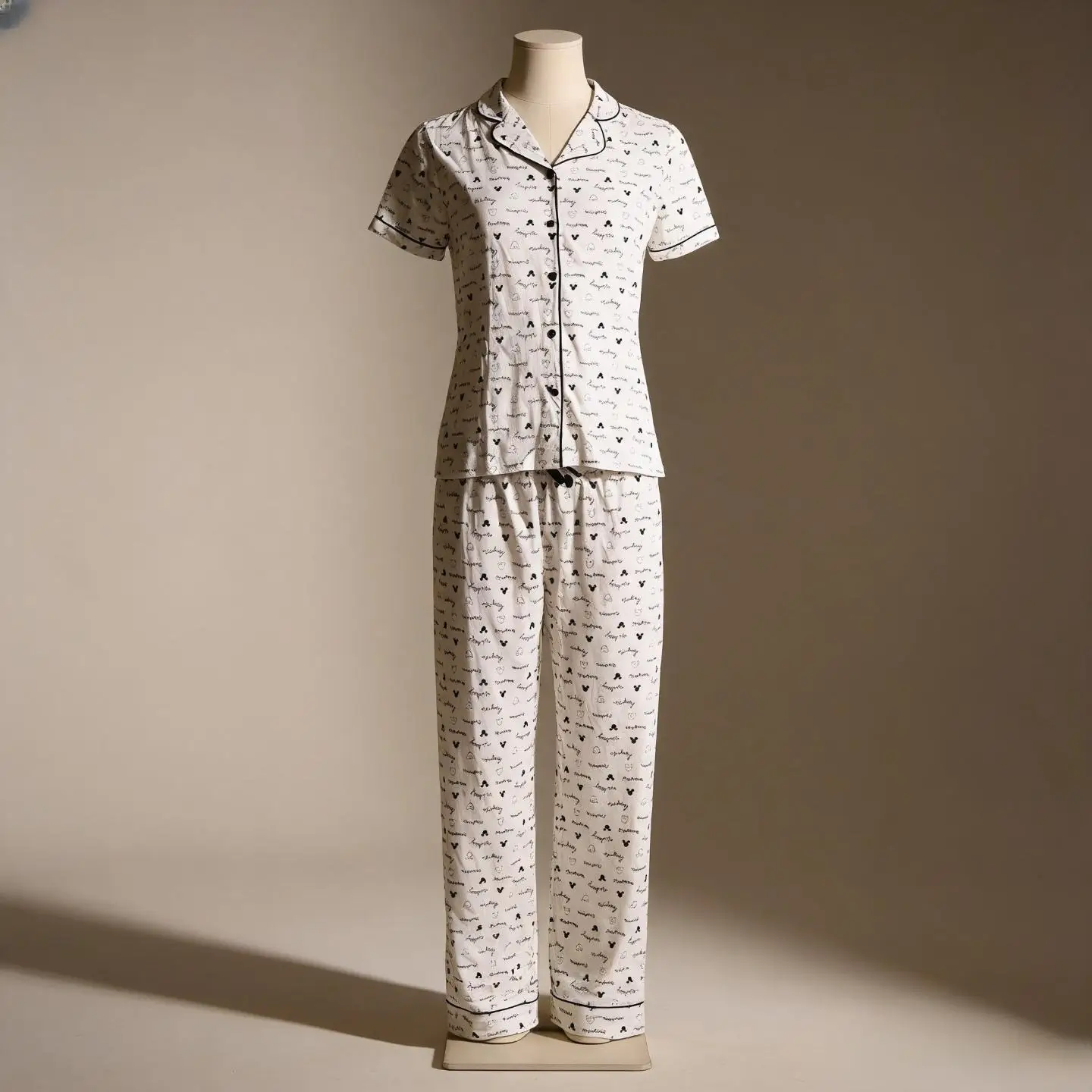 Women's Printed Viscose Cotton Pajama Set | Snooze